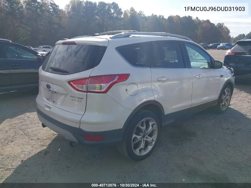 2013 Ford Escape Titanium VIN: 1FMCU0J96DUD31903 Lot: 40713076