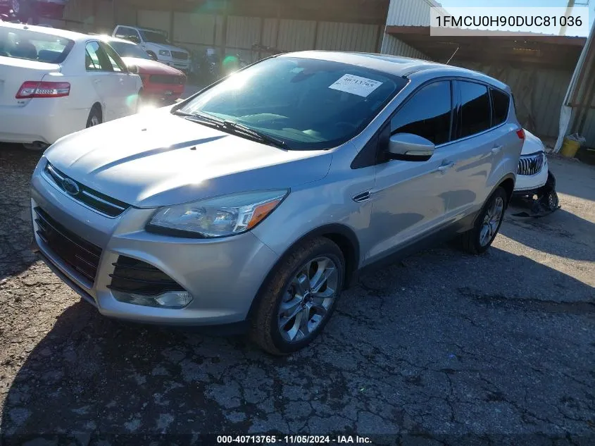 2013 Ford Escape Sel VIN: 1FMCU0H90DUC81036 Lot: 40713765