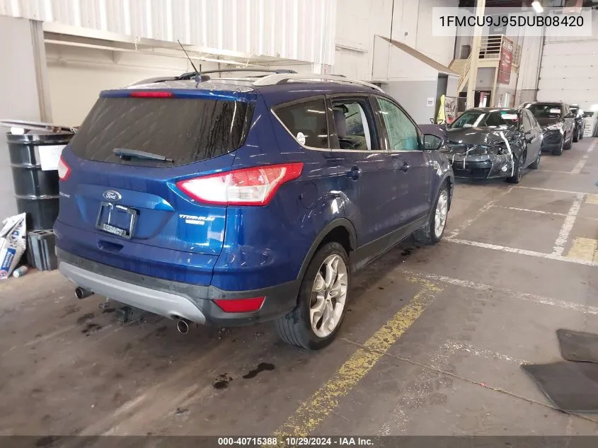 2013 Ford Escape Titanium VIN: 1FMCU9J95DUB08420 Lot: 40715388