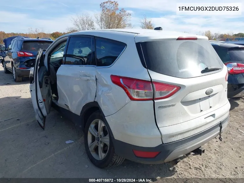 2013 Ford Escape Se VIN: 1FMCU9GX2DUD75326 Lot: 40715872