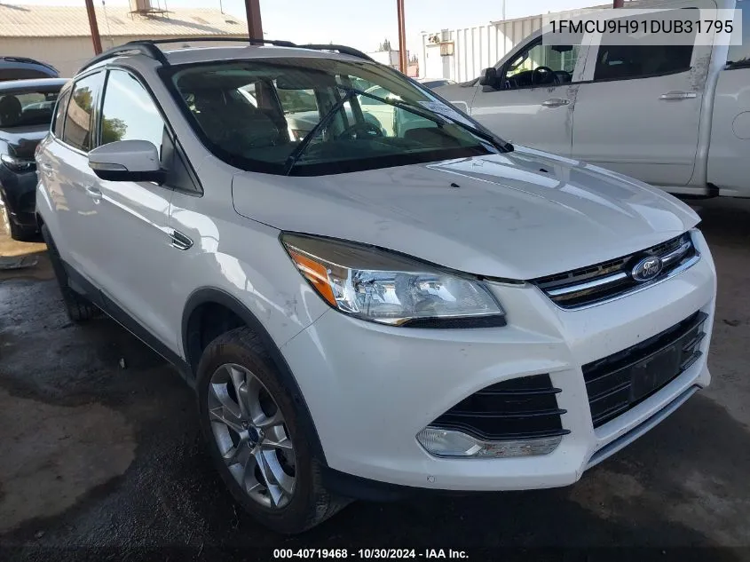 2013 Ford Escape Sel VIN: 1FMCU9H91DUB31795 Lot: 40719468