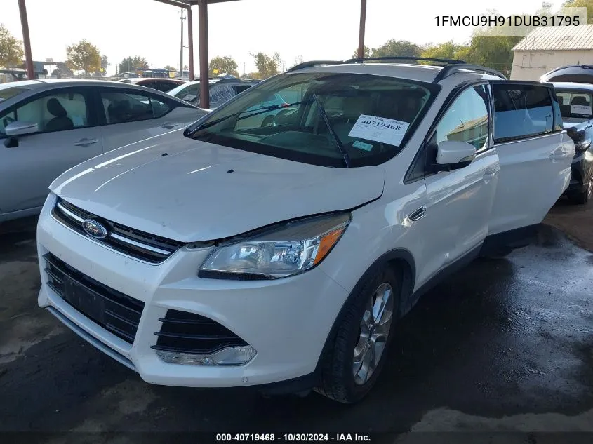 2013 Ford Escape Sel VIN: 1FMCU9H91DUB31795 Lot: 40719468