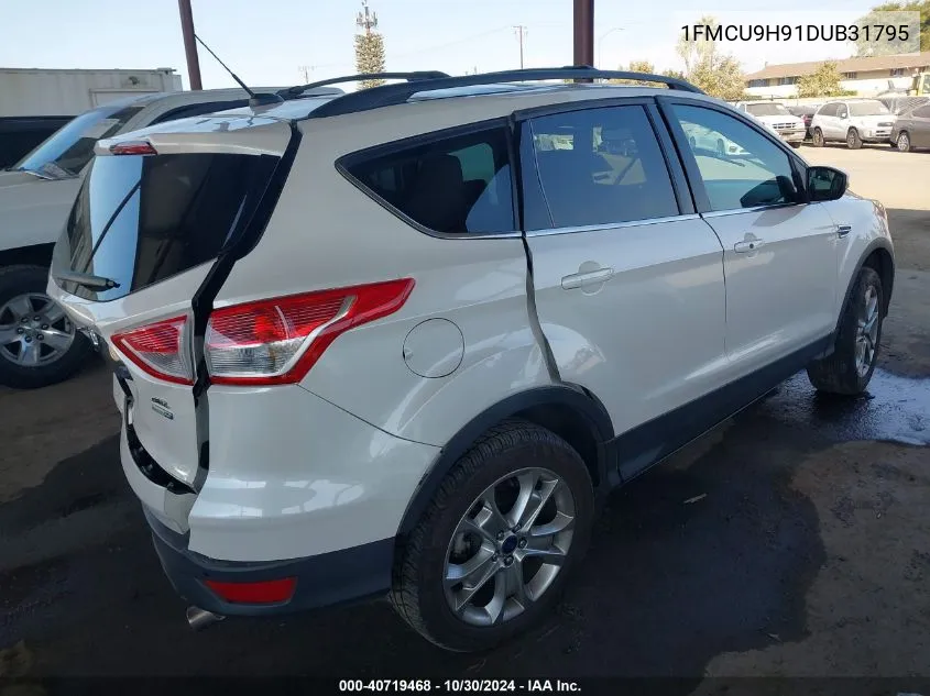 2013 Ford Escape Sel VIN: 1FMCU9H91DUB31795 Lot: 40719468