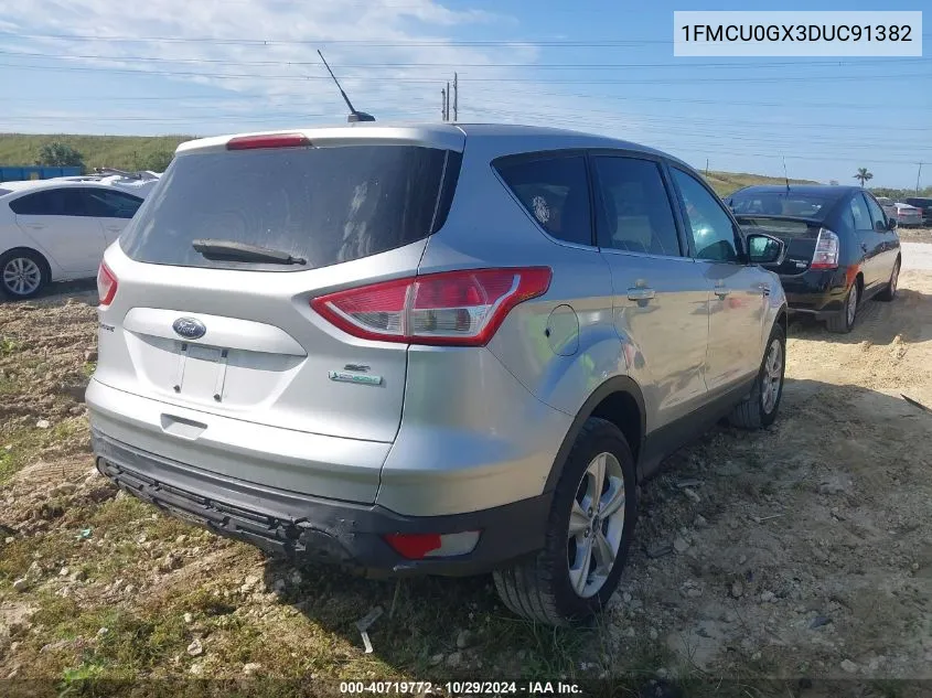 2013 Ford Escape Se VIN: 1FMCU0GX3DUC91382 Lot: 40719772