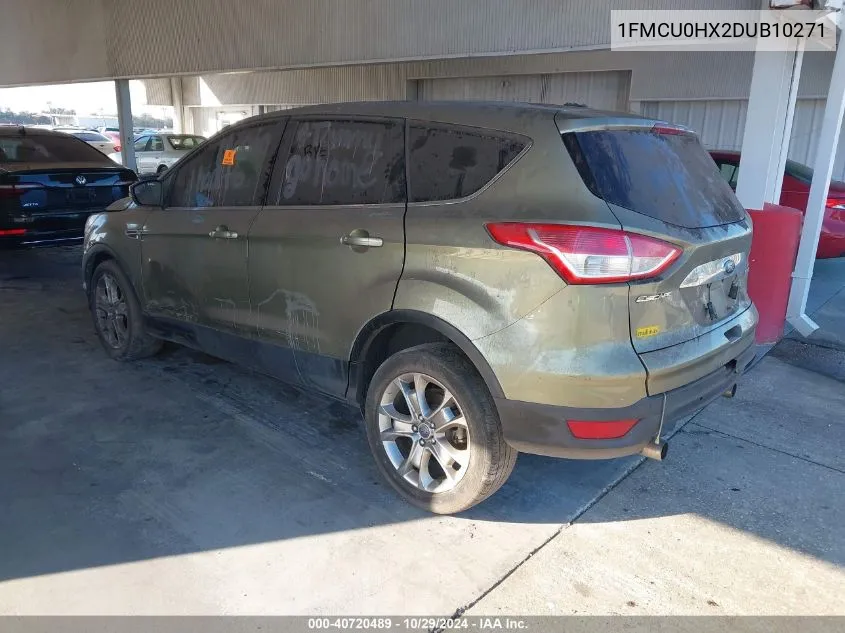 2013 Ford Escape Sel VIN: 1FMCU0HX2DUB10271 Lot: 40720489