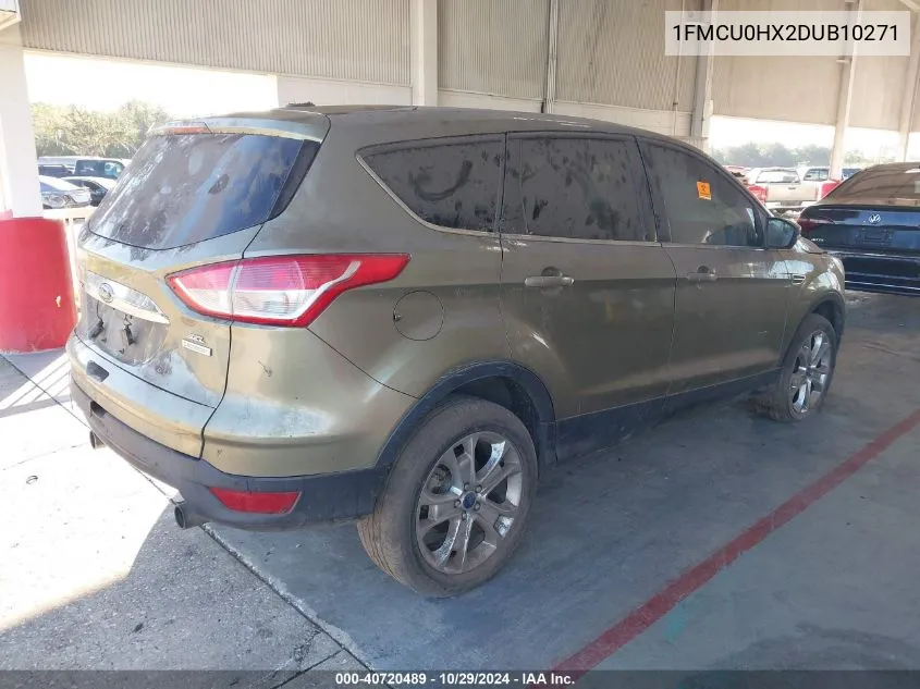 2013 Ford Escape Sel VIN: 1FMCU0HX2DUB10271 Lot: 40720489