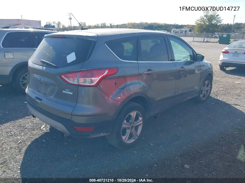 2013 Ford Escape Se VIN: 1FMCU0GX7DUD14727 Lot: 40721210