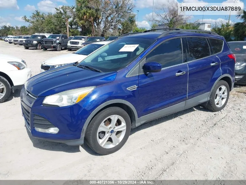 2013 Ford Escape Se VIN: 1FMCU0GX3DUA87889 Lot: 40721356