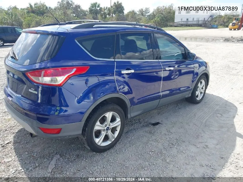 2013 Ford Escape Se VIN: 1FMCU0GX3DUA87889 Lot: 40721356