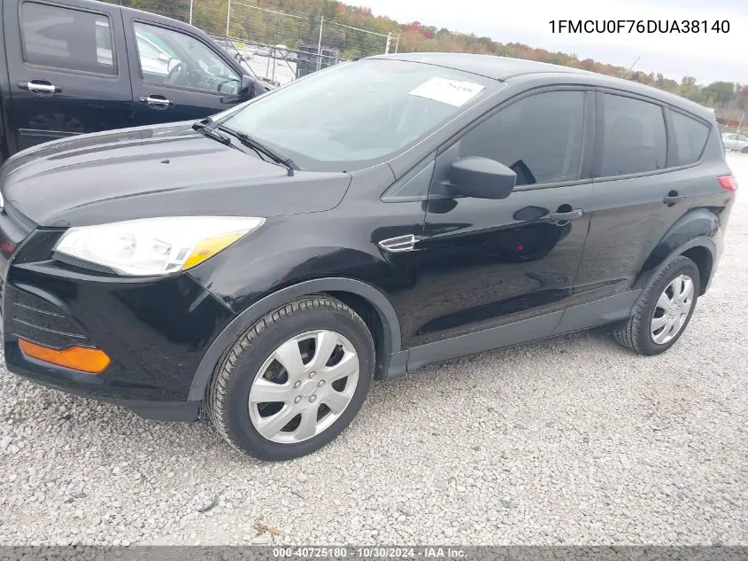 2013 Ford Escape S VIN: 1FMCU0F76DUA38140 Lot: 40725180