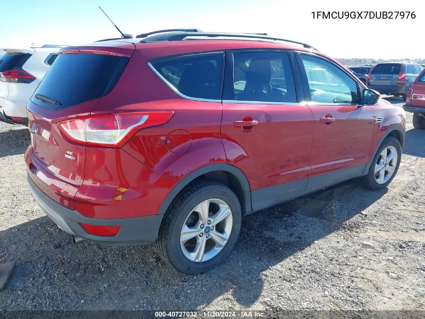 2013 Ford Escape Se VIN: 1FMCU9GX7DUB27976 Lot: 40727032