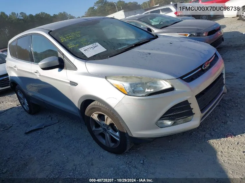 2013 Ford Escape Se VIN: 1FMCU0GX7DUC98738 Lot: 40728207