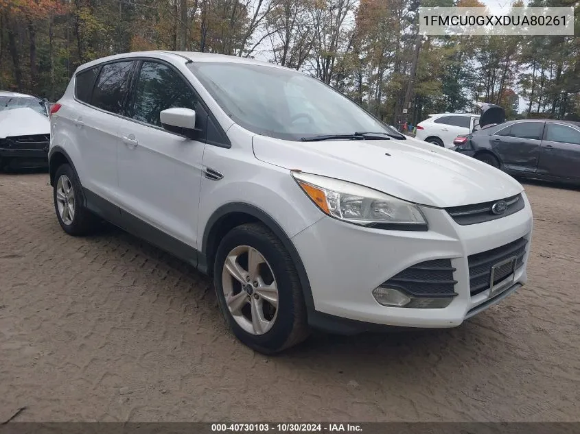 1FMCU0GXXDUA80261 2013 Ford Escape Se