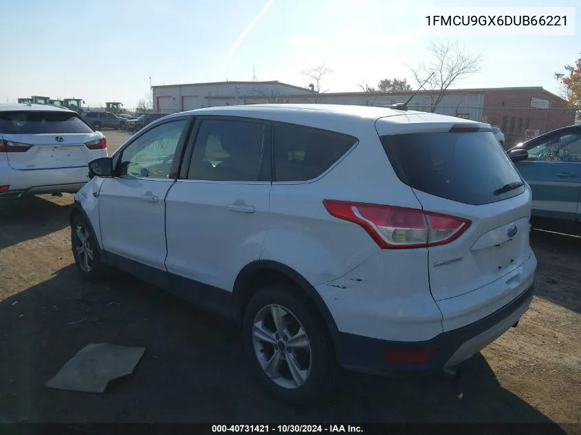 2013 Ford Escape Se VIN: 1FMCU9GX6DUB66221 Lot: 40731421