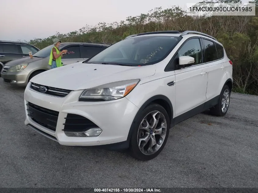 2013 Ford Escape Titanium VIN: 1FMCU0J90DUC41985 Lot: 40742155