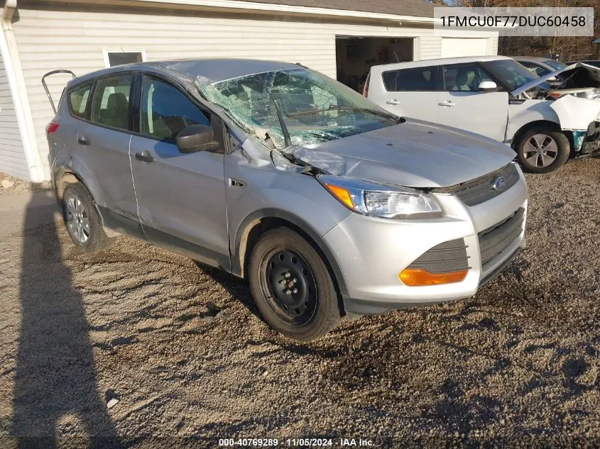 2013 Ford Escape S VIN: 1FMCU0F77DUC60458 Lot: 40769289