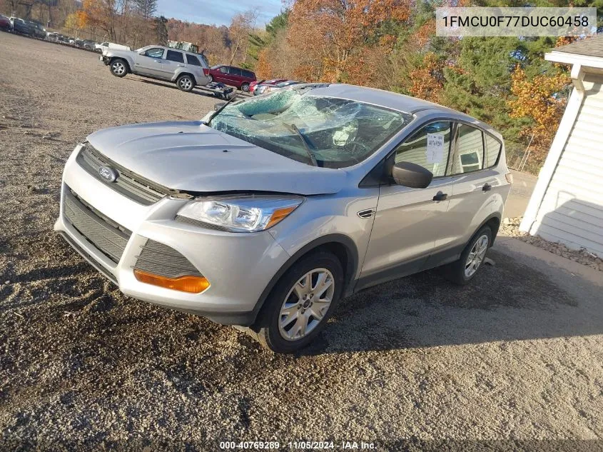 2013 Ford Escape S VIN: 1FMCU0F77DUC60458 Lot: 40769289