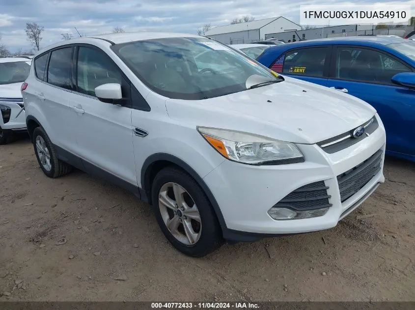 2013 Ford Escape Se VIN: 1FMCU0GX1DUA54910 Lot: 40772433