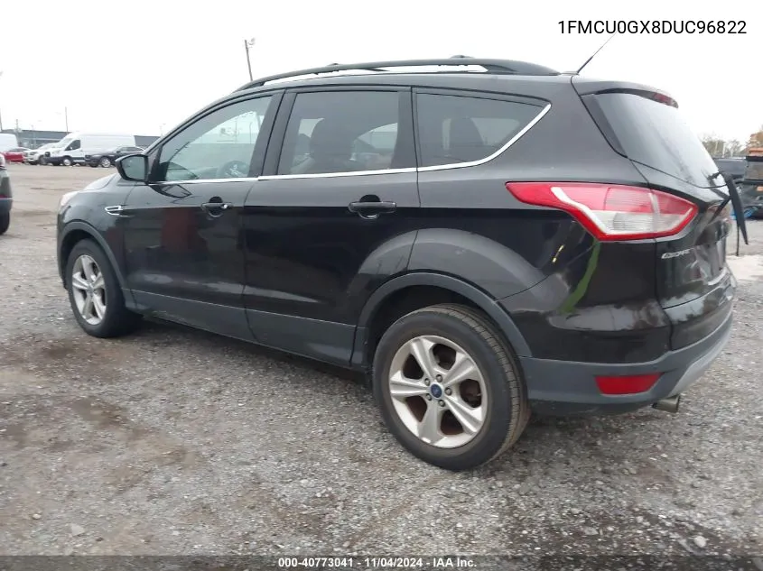 2013 Ford Escape Se VIN: 1FMCU0GX8DUC96822 Lot: 40773041