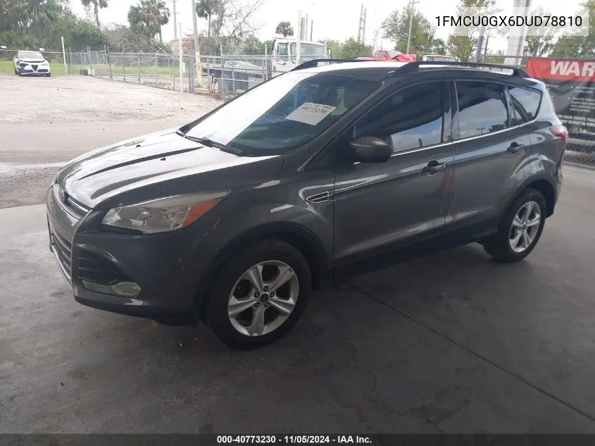 2013 Ford Escape Se VIN: 1FMCU0GX6DUD78810 Lot: 40773230