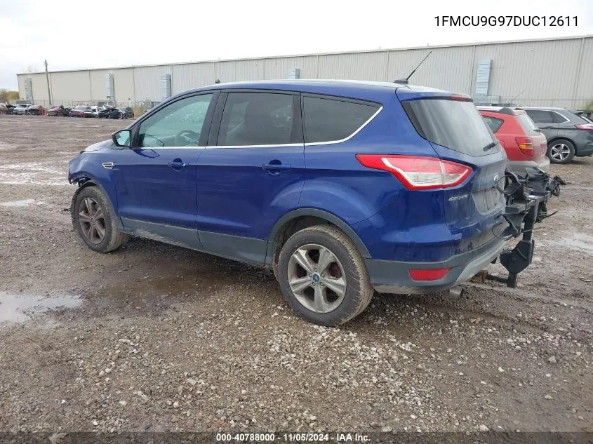 2013 Ford Escape Se VIN: 1FMCU9G97DUC12611 Lot: 40788000