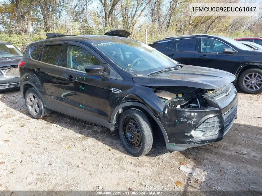 2013 Ford Escape Se VIN: 1FMCU0G92DUC61047 Lot: 40802239