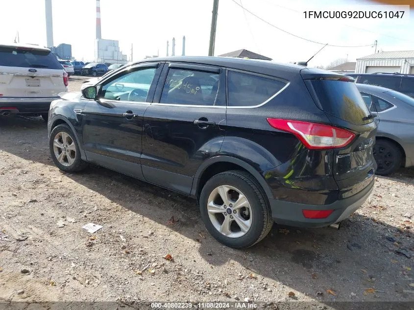 2013 Ford Escape Se VIN: 1FMCU0G92DUC61047 Lot: 40802239