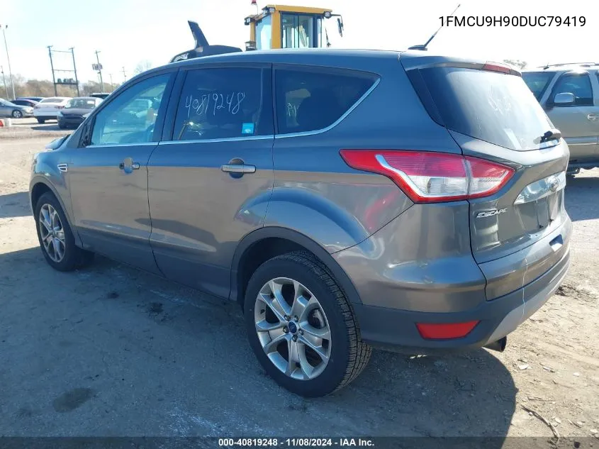 2013 Ford Escape Sel VIN: 1FMCU9H90DUC79419 Lot: 40819248