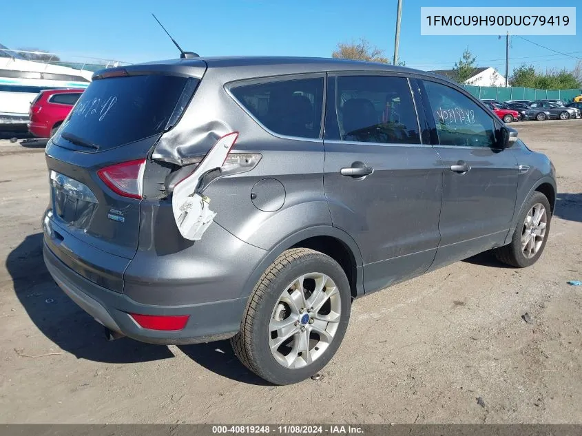 2013 Ford Escape Sel VIN: 1FMCU9H90DUC79419 Lot: 40819248