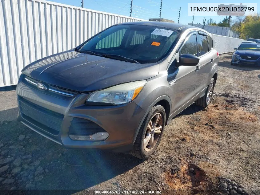 2013 Ford Escape Se VIN: 1FMCU0GX2DUD52799 Lot: 40845702