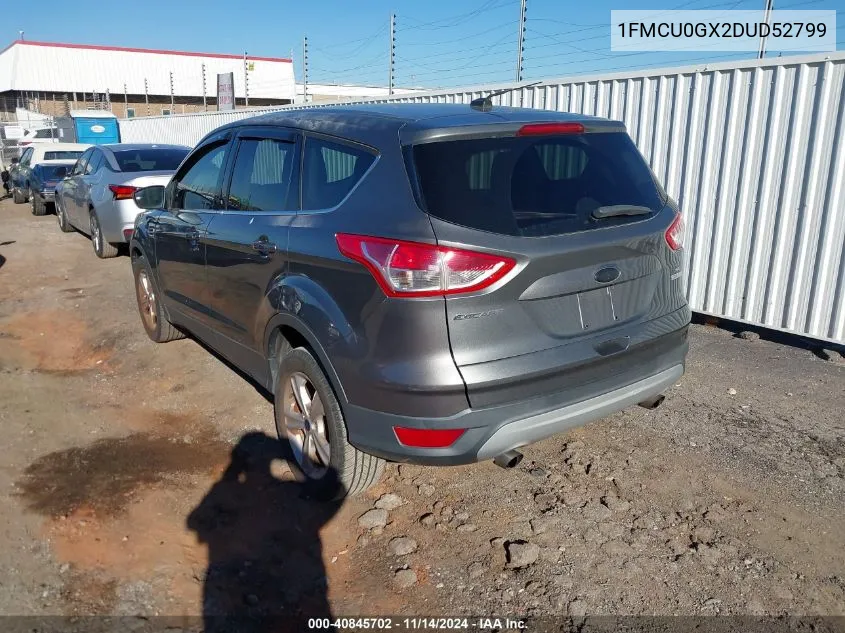 2013 Ford Escape Se VIN: 1FMCU0GX2DUD52799 Lot: 40845702