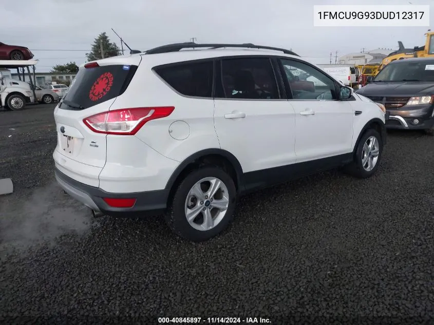 2013 Ford Escape Se VIN: 1FMCU9G93DUD12317 Lot: 40845897