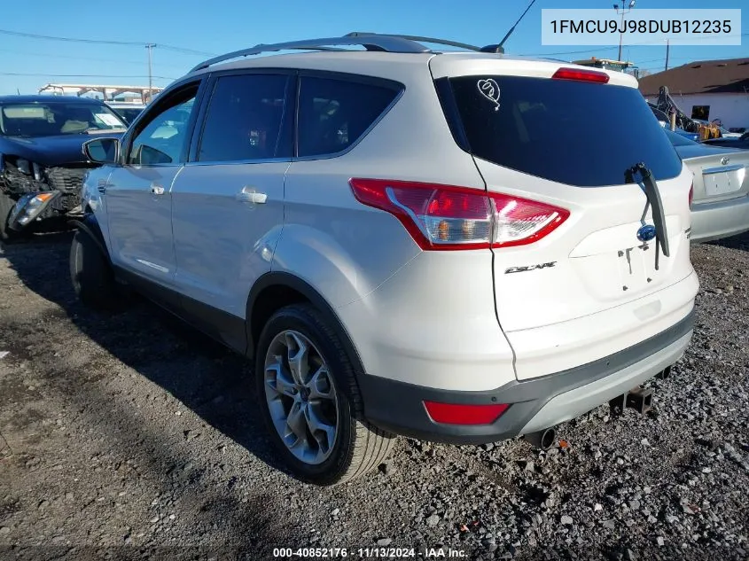 2013 Ford Escape Titanium VIN: 1FMCU9J98DUB12235 Lot: 40852176