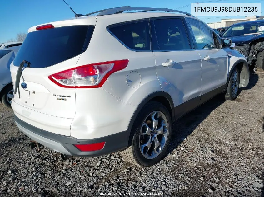 2013 Ford Escape Titanium VIN: 1FMCU9J98DUB12235 Lot: 40852176