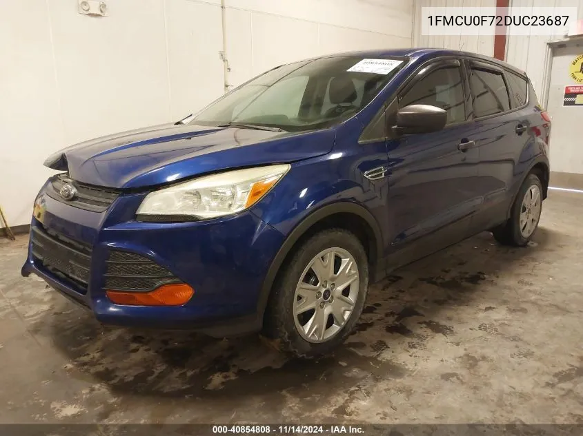 2013 Ford Escape S VIN: 1FMCU0F72DUC23687 Lot: 40854808