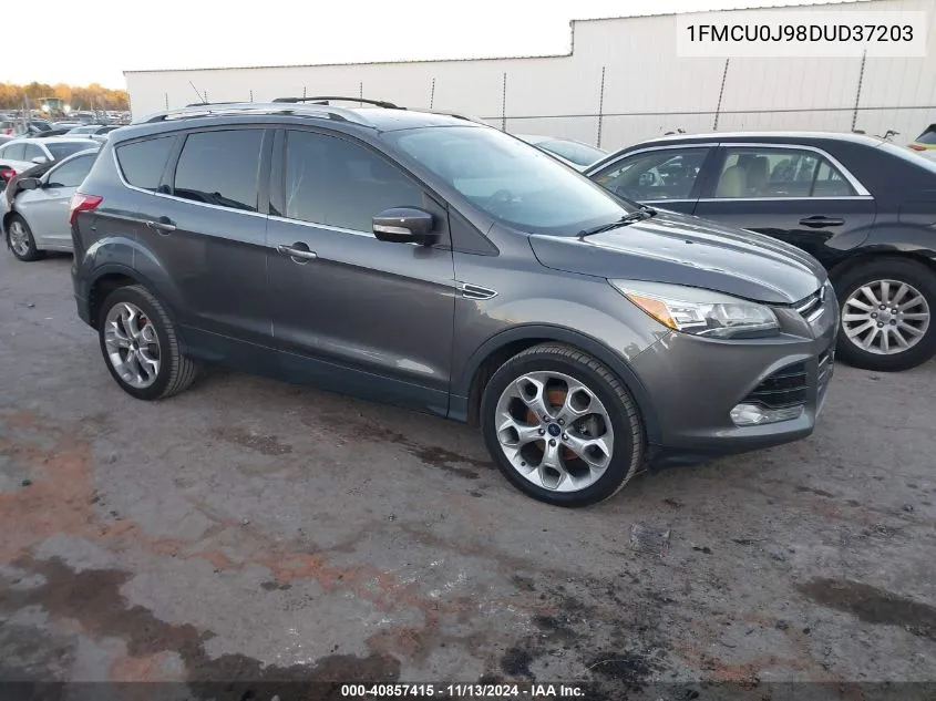 2013 Ford Escape Titanium VIN: 1FMCU0J98DUD37203 Lot: 40857415