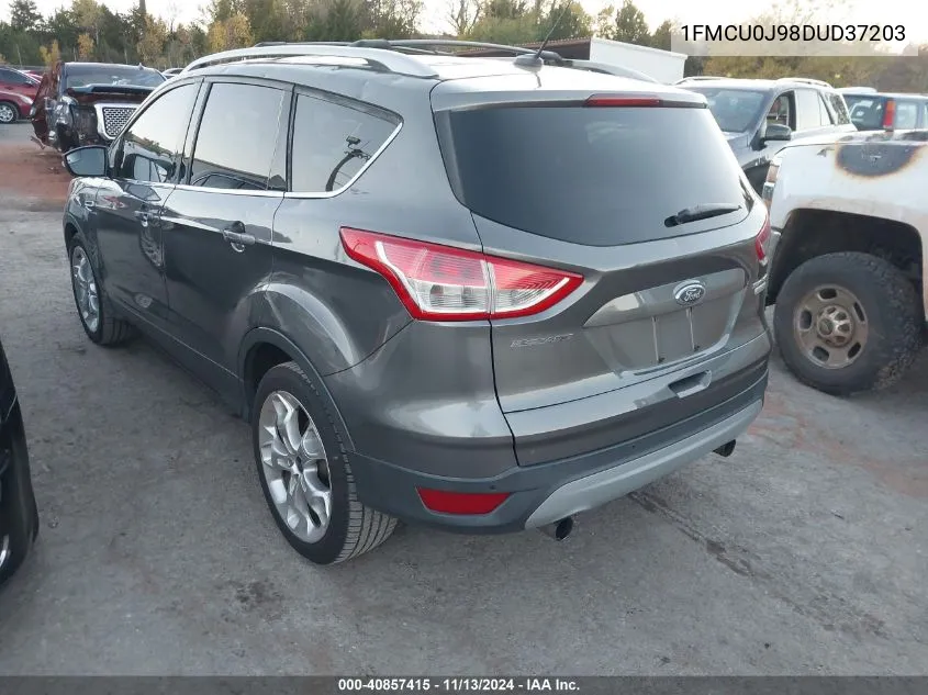 2013 Ford Escape Titanium VIN: 1FMCU0J98DUD37203 Lot: 40857415