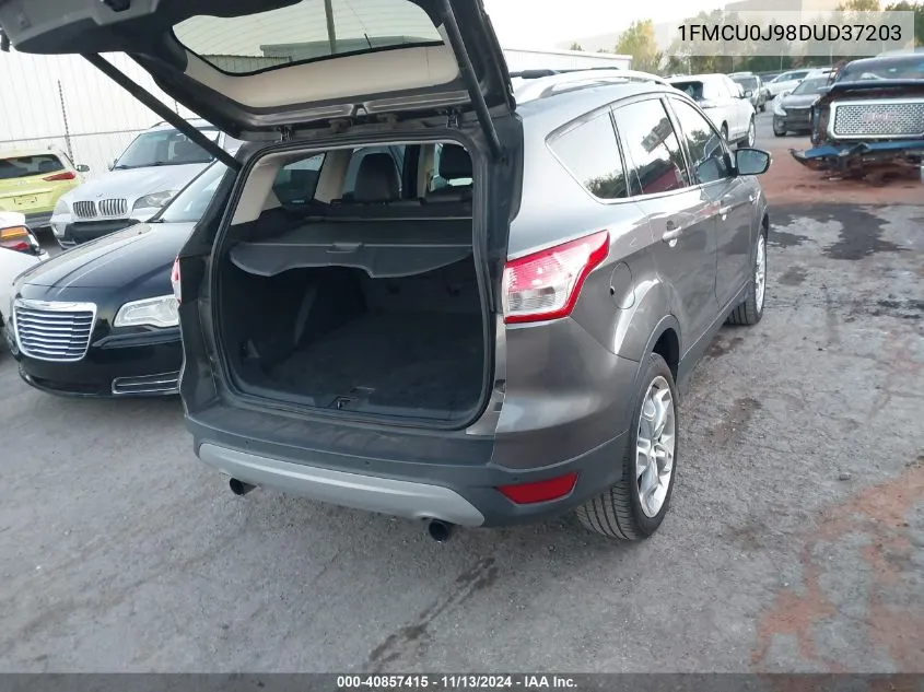 2013 Ford Escape Titanium VIN: 1FMCU0J98DUD37203 Lot: 40857415