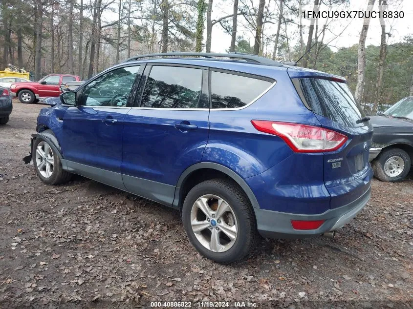 2013 Ford Escape Se VIN: 1FMCU9GX7DUC18830 Lot: 40886822