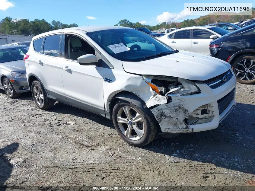 2013 Ford Escape Se VIN: 1FMCU9GX2DUA11696 Lot: 40908790