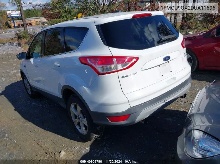 2013 Ford Escape Se VIN: 1FMCU9GX2DUA11696 Lot: 40908790