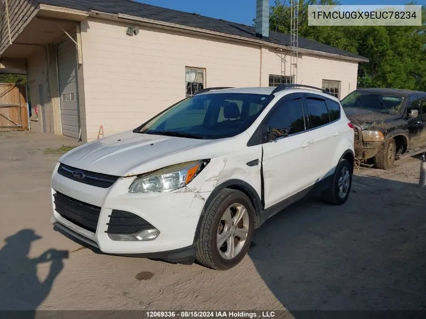 2014 Ford Escape Se VIN: 1FMCU0GX9EUC78234 Lot: 12069336