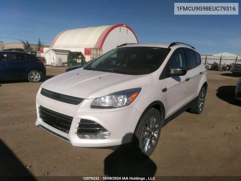 2014 Ford Escape Se VIN: 1FMCU9G98EUC79316 Lot: 12076232