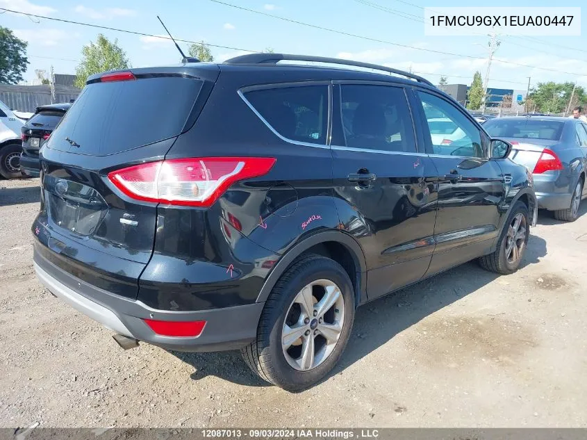 2014 Ford Escape Se VIN: 1FMCU9GX1EUA00447 Lot: 12087013