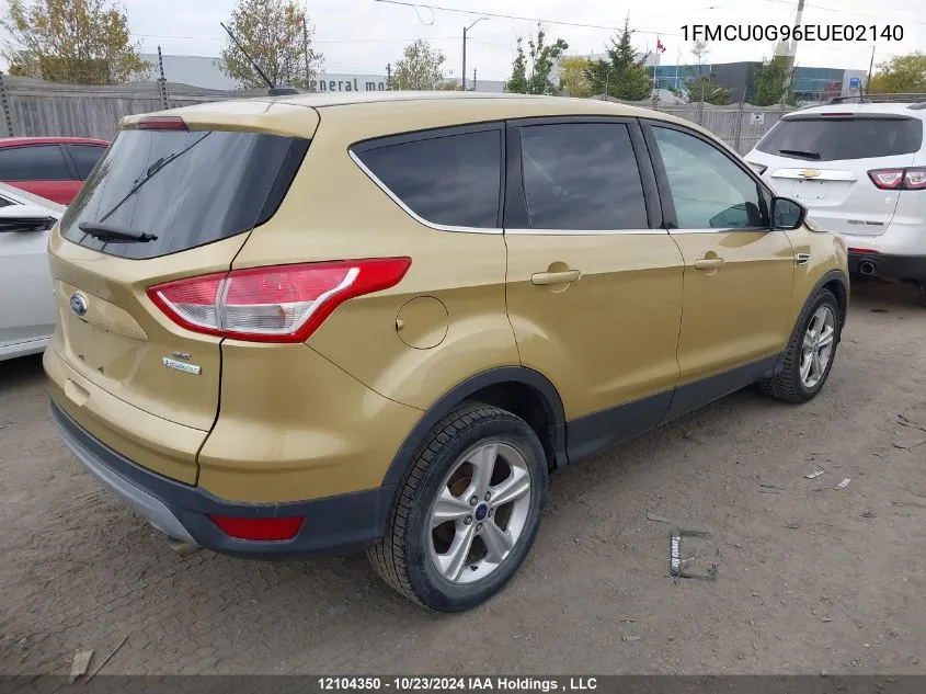 2014 Ford Escape VIN: 1FMCU0G96EUE02140 Lot: 12104350