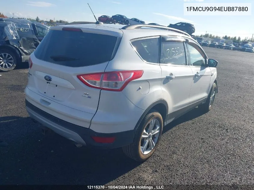 2014 Ford Escape Se VIN: 1FMCU9G94EUB87880 Lot: 12115370