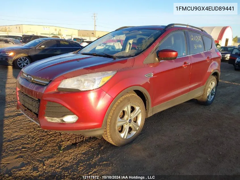 2014 Ford Escape Se VIN: 1FMCU9GX4EUD89441 Lot: 12117572