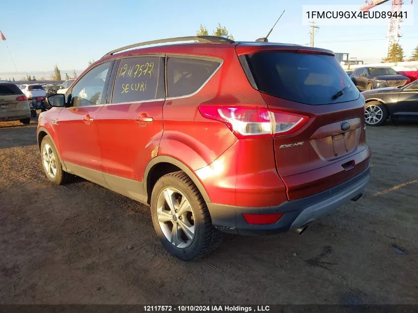 2014 Ford Escape Se VIN: 1FMCU9GX4EUD89441 Lot: 12117572