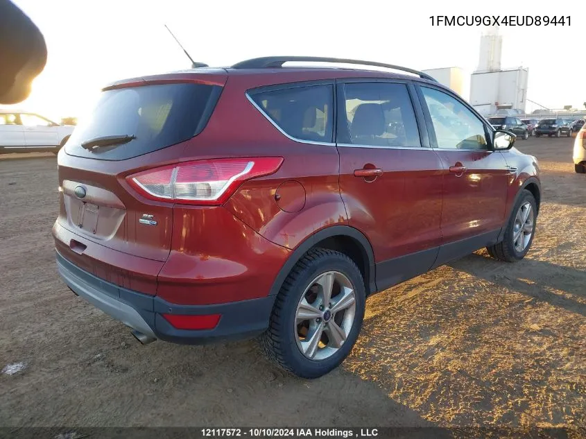 2014 Ford Escape Se VIN: 1FMCU9GX4EUD89441 Lot: 12117572