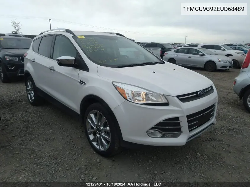 2014 Ford Escape Se VIN: 1FMCU9G92EUD68489 Lot: 12129431